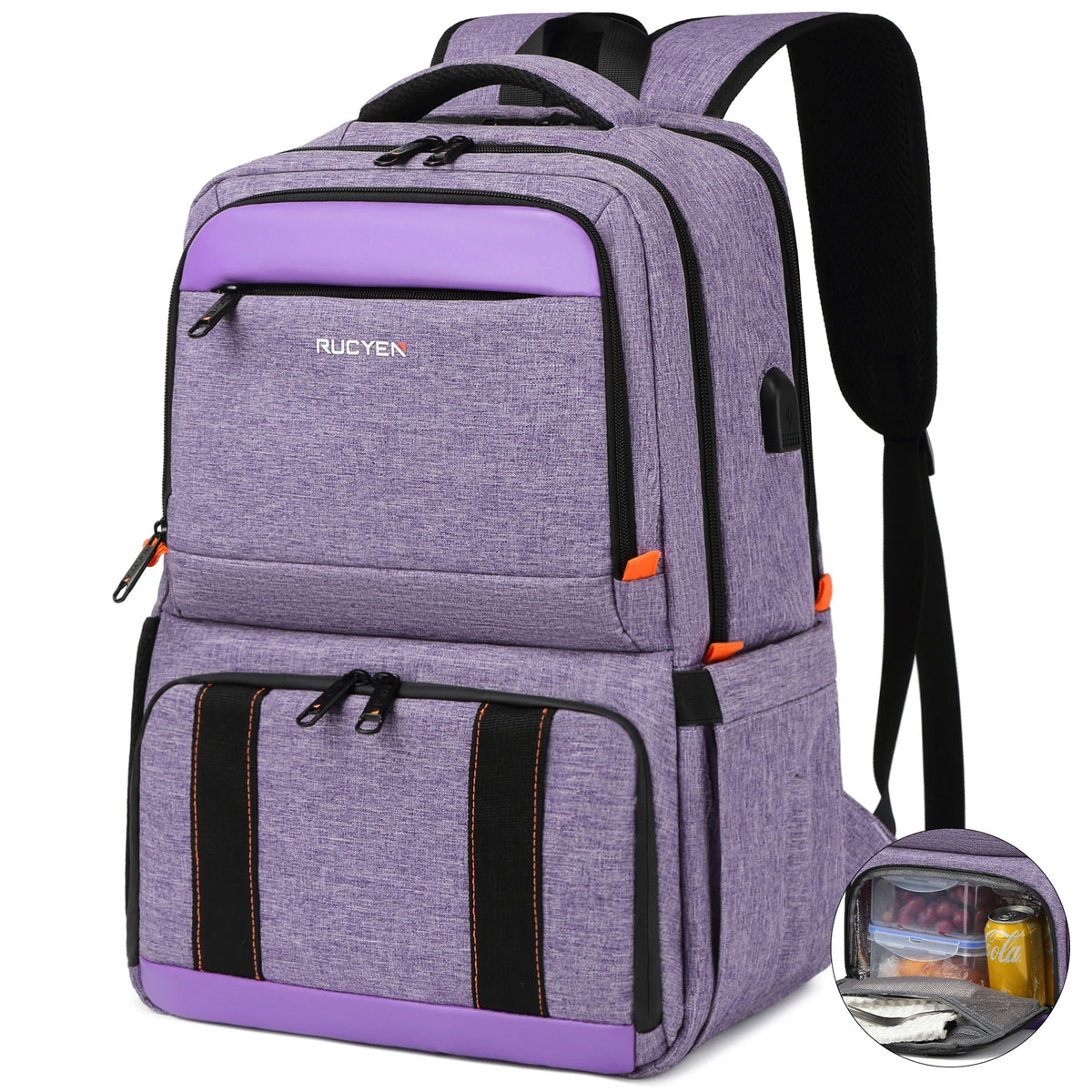 Insulated Lunch Backpack – Large Waterproof Cooler Bag for Travel & Camping