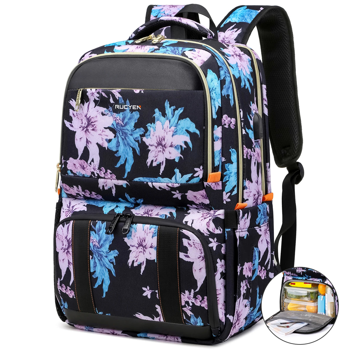 Insulated Lunch Backpack – Large Waterproof Cooler Bag for Travel & Camping