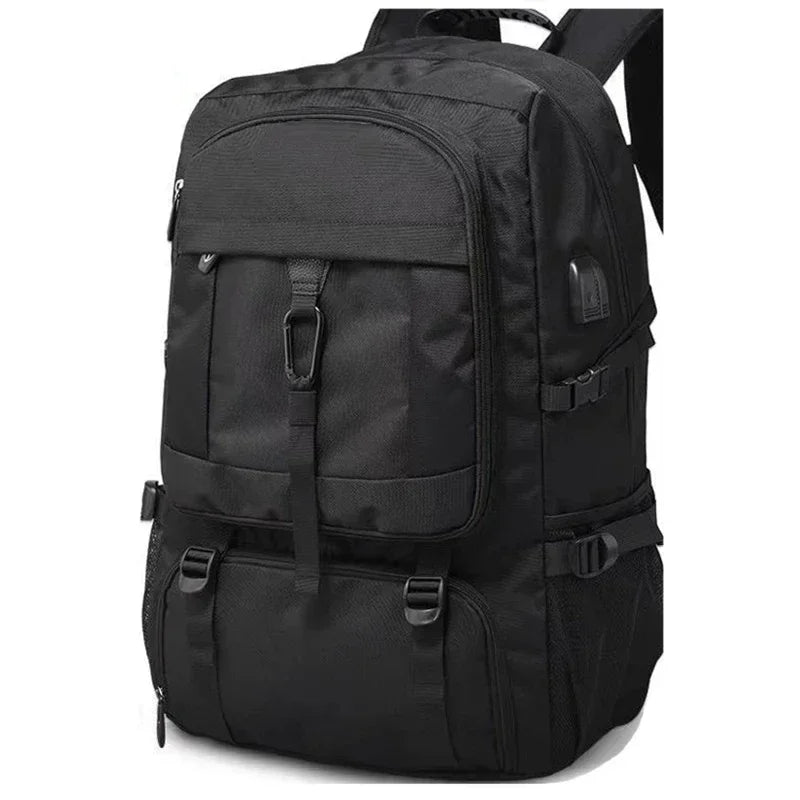 Large 50L/80L Travel Backpack – Waterproof with Separate Shoe Compartment