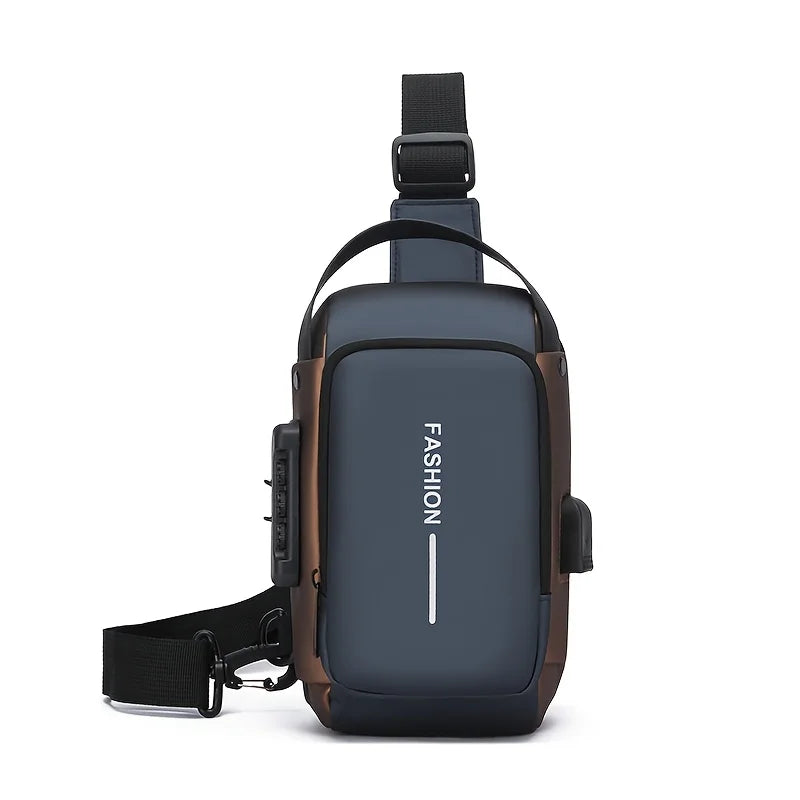 Men's Oxford Sling Bag – Stylish & Durable