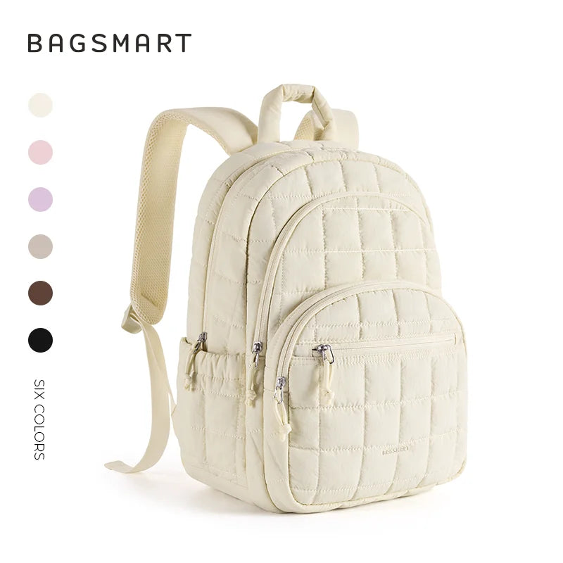 Women’s Quilted Travel Backpack – Stylish Laptop & Everyday Bag