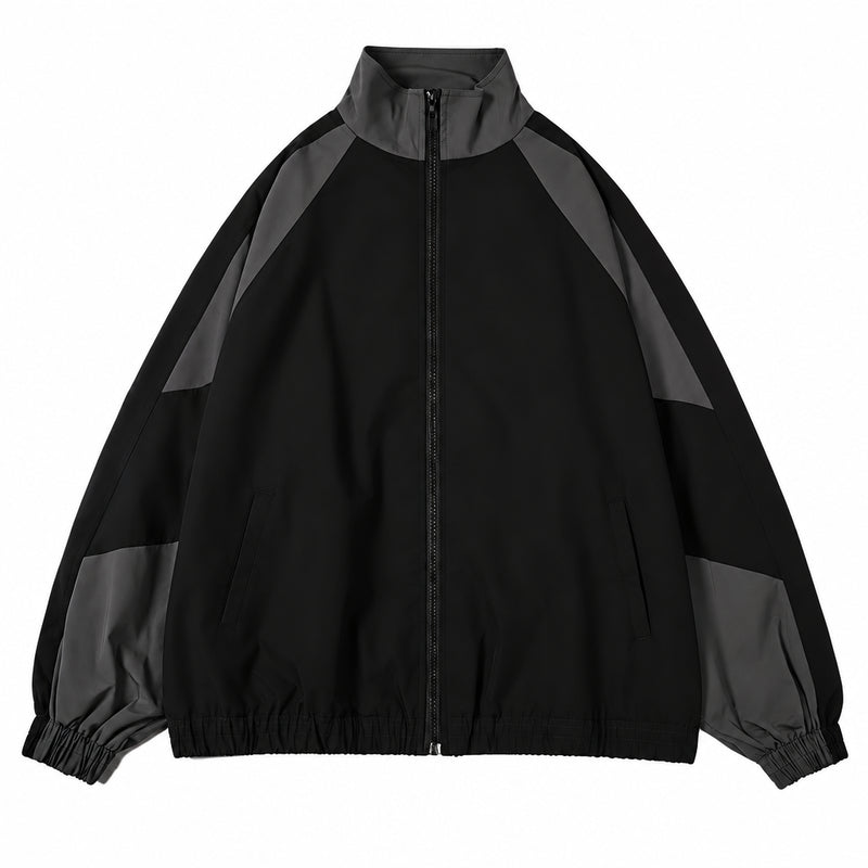 Men’s Reflective Windbreaker – Zipper, Lightweight & Streetwear