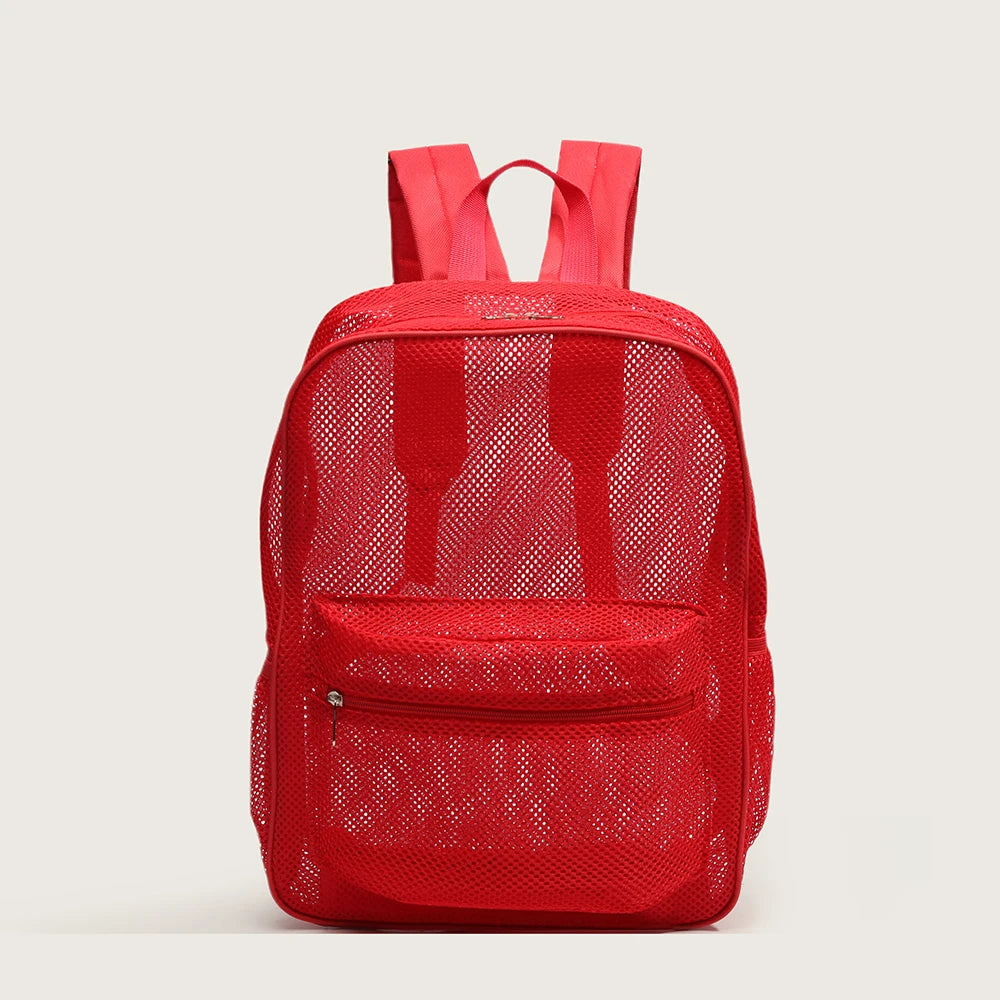 Women's Breathable Mesh Backpack – Lightweight, Casual & Travel Bag