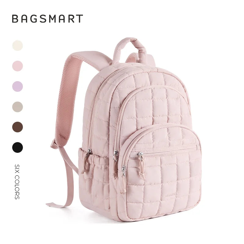 Women’s Quilted Travel Backpack – Stylish Laptop & Everyday Bag