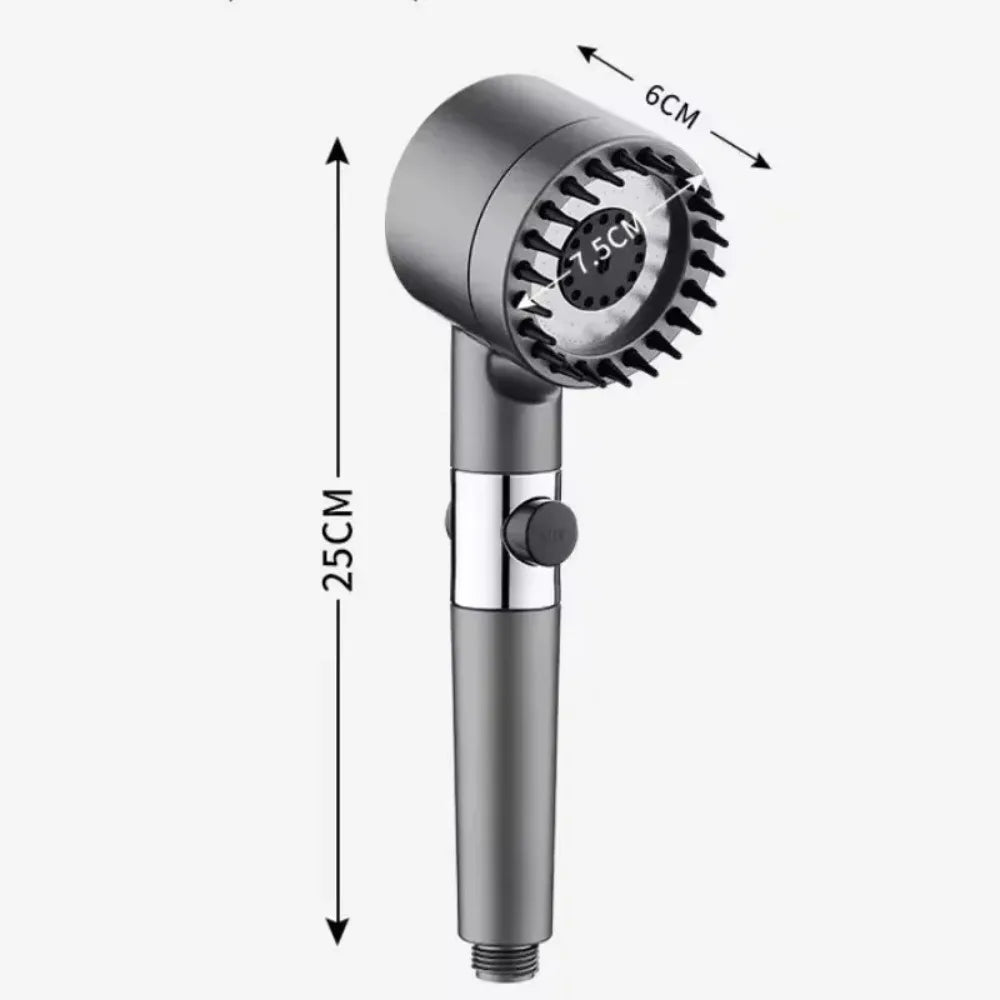 3-Speed Filtered Massage Shower Head