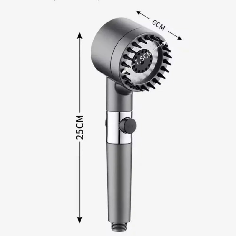 3-Speed Filtered Massage Shower Head