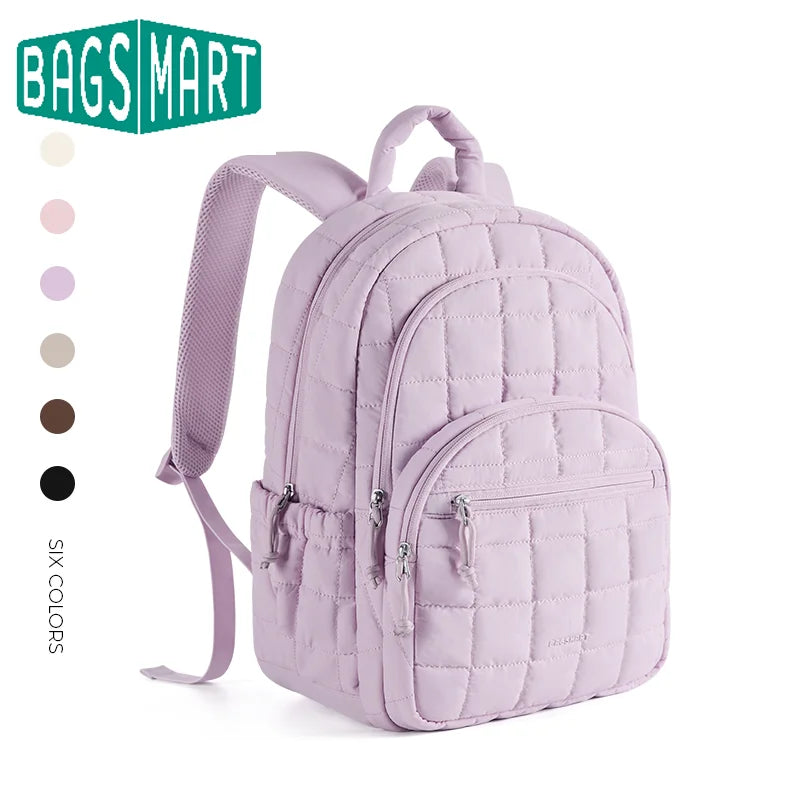 Women’s Quilted Travel Backpack – Stylish Laptop & Everyday Bag