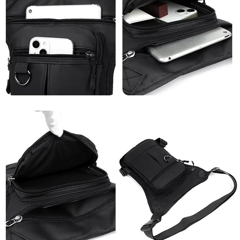 Waterproof Tactical Motorcycle Leg Bag – Outdoor Riding Pack