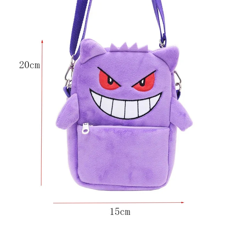 Pokemon Plush Backpack – Cute Anime Shoulder Bag