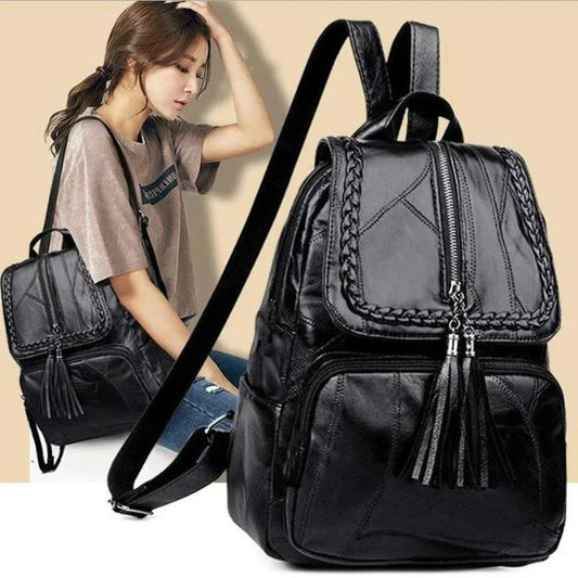 Men's Mini Canvas Backpack – Waterproof Casual Travel Bag