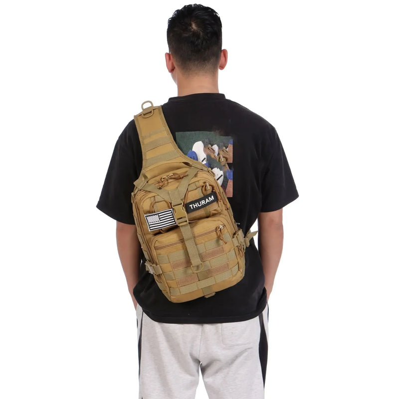 Tactical Sling Backpack – Waterproof EDC Outdoor Bag