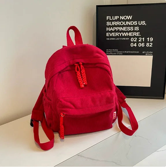 Personalized Kids Backpack – Custom Name, Corduroy & Toddler School Bag
