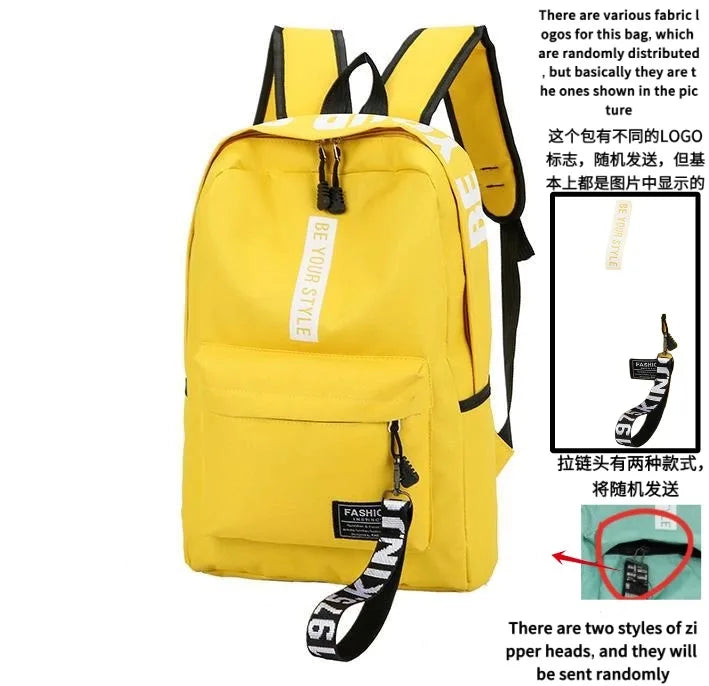Korean Style School Backpack – Large Capacity & Trendy