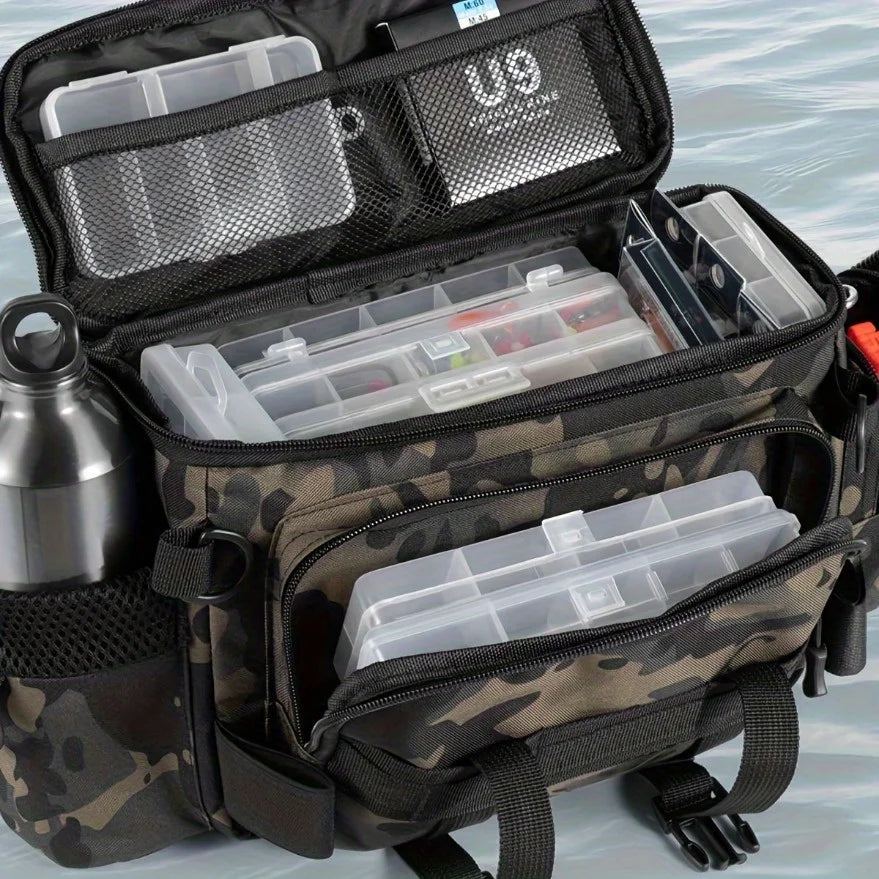 Fishing Gear Bag – Canvas Waist & Crossbody Shoulder Bag
