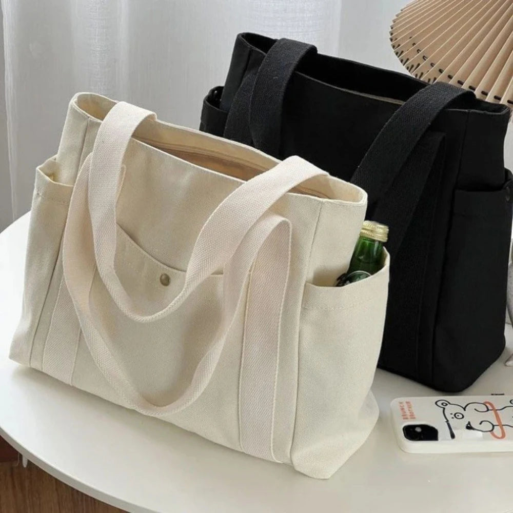 Large Canvas Tote Bag – Stylish & Practical