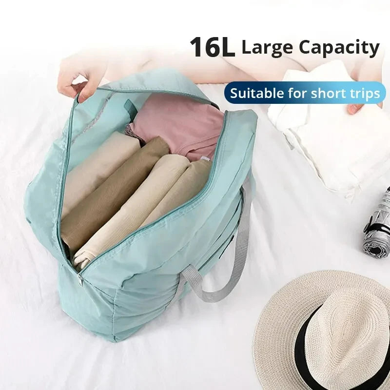 2-Pack Foldable Travel Duffel Bags – Large & Versatile