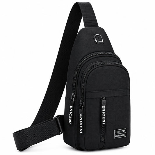Men’s Crossbody Chest Bag – Multifunctional Travel Sling Bag