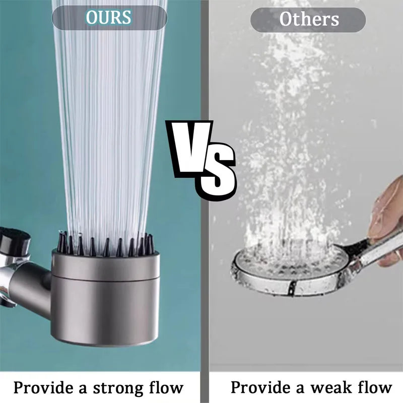 4-Mode Water Filter Shower Head