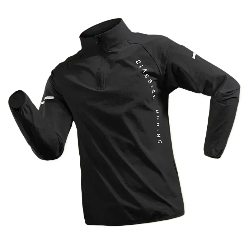 Men’s Hooded Running Jacket – Lightweight Sportswear