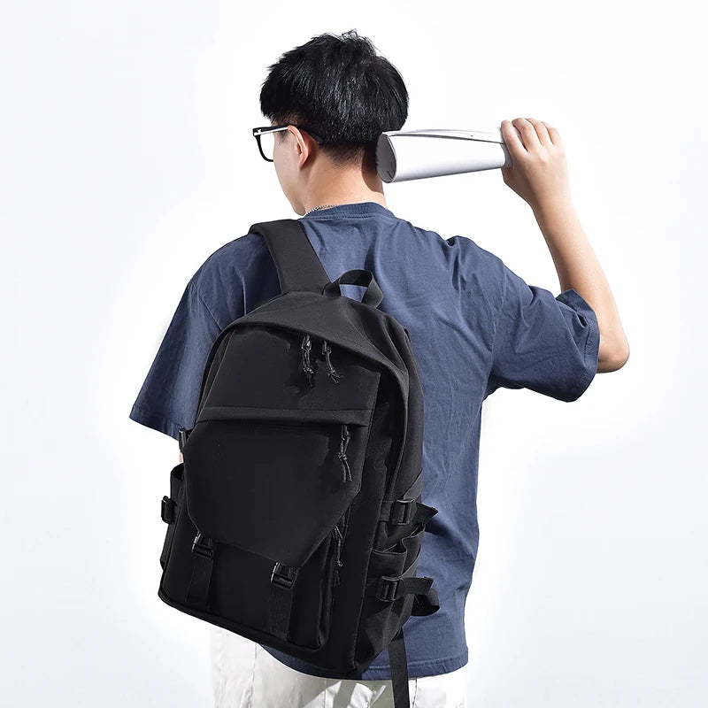 Solid Color Travel Backpack – Spacious, Stylish & Versatile