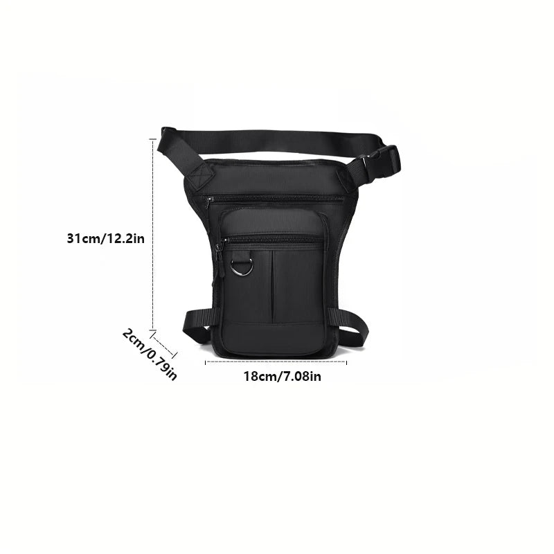 Waterproof Tactical Motorcycle Leg Bag – Outdoor Riding Pack