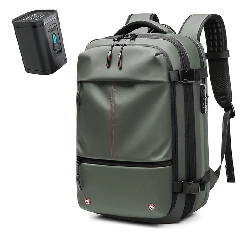 17" Expandable Travel Backpack for Men – Large Capacity Laptop & Business Backpack