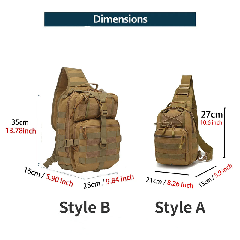 Tactical Sling Backpack – Waterproof EDC Outdoor Bag