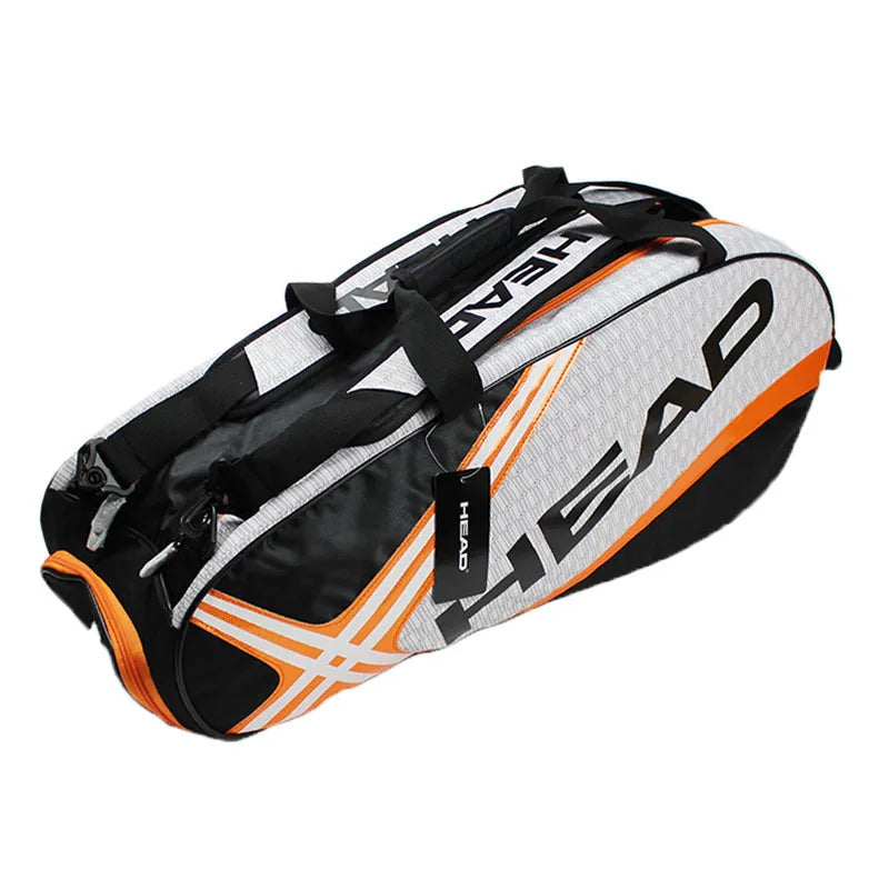 Tennis Racket Backpack – Large Capacity, 3–6 Racquets & Shoe Compartment