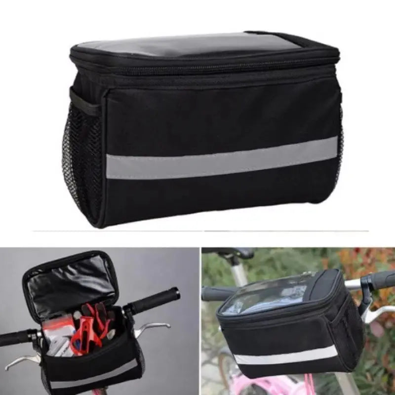 Bicycle Handlebar Bag – Phone Holder & Cycling Storage Bag