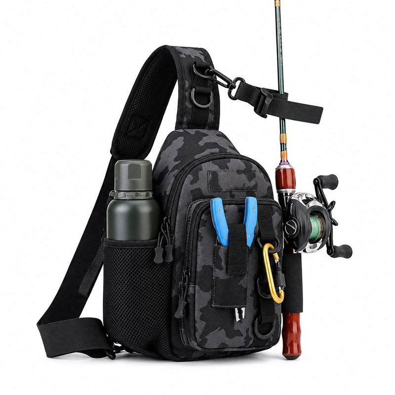 Multi-Function Fishing Bag – Nylon Gear & Bait Backpack