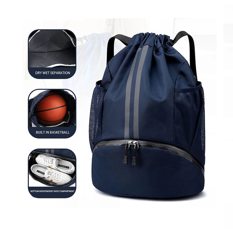 Women’s Sports Backpack – Dry/Wet Separation & Large Capacity