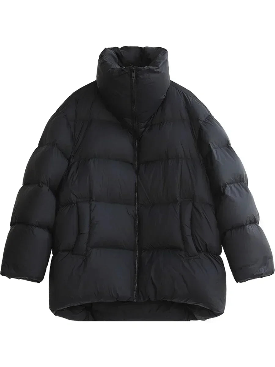 Women's Lightweight Down Jacket – Warm Puffer Winter Coat