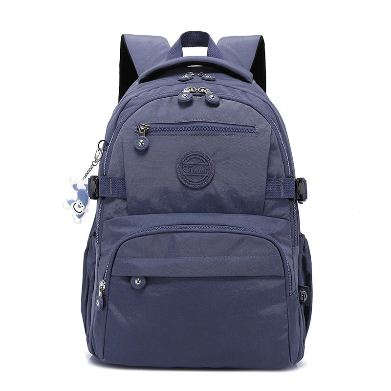 Luxury Waterproof Travel Backpack – Stylish Large School Bag for Teens