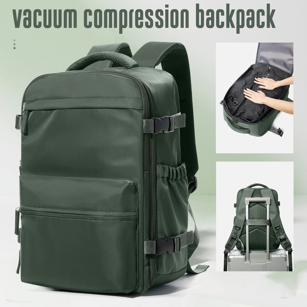 Expandable Travel Backpack – Large Capacity Laptop Backpack for Business, Travel & Everyday