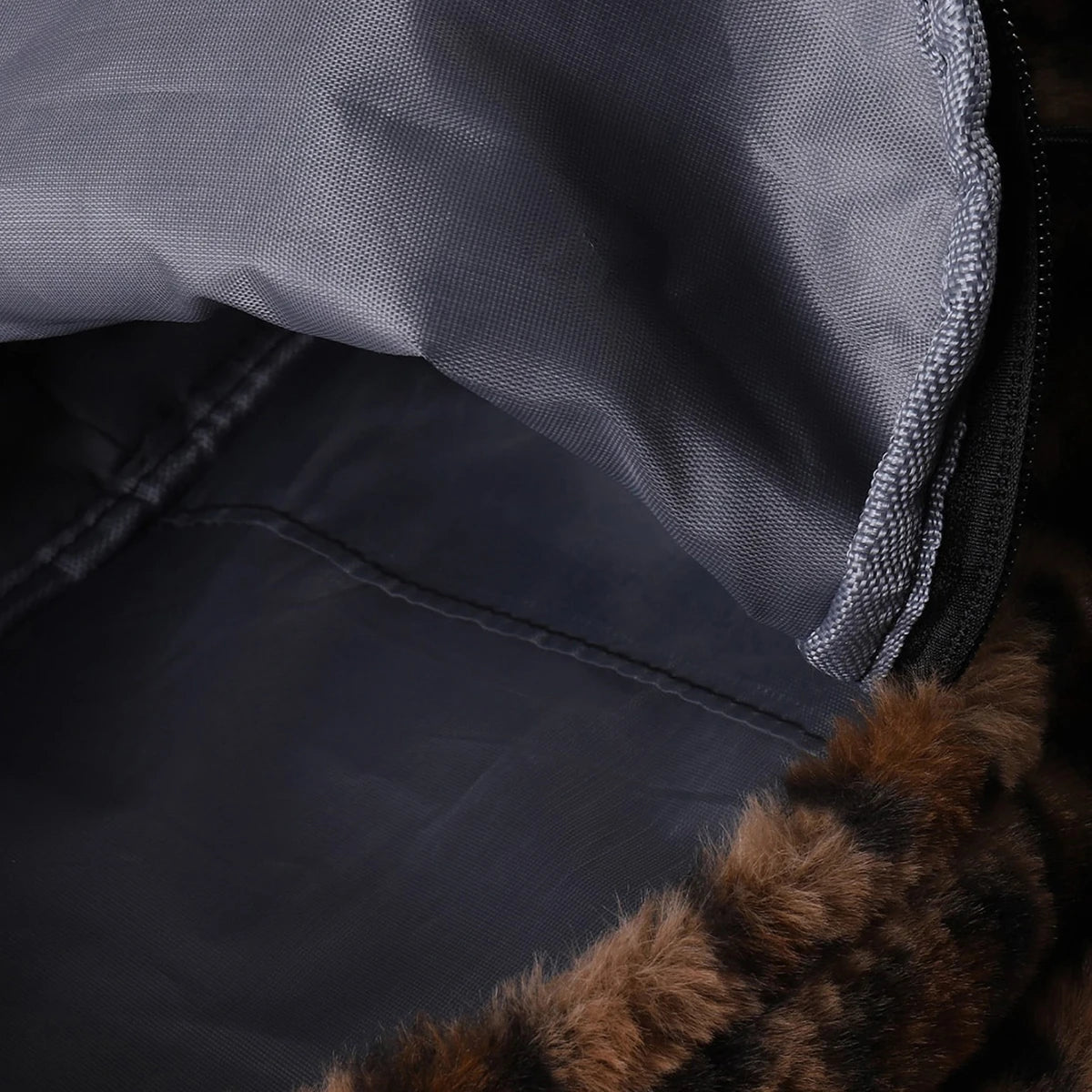 Luxury Leopard Plush Backpack – Large Capacity, Multi-Pocket & Chic