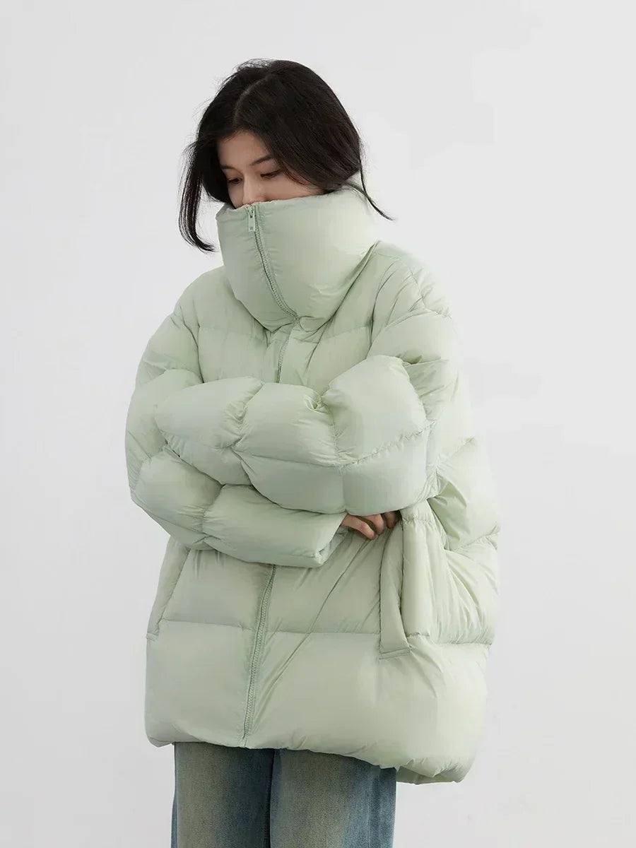 Women's Lightweight Down Jacket – Warm Puffer Winter Coat