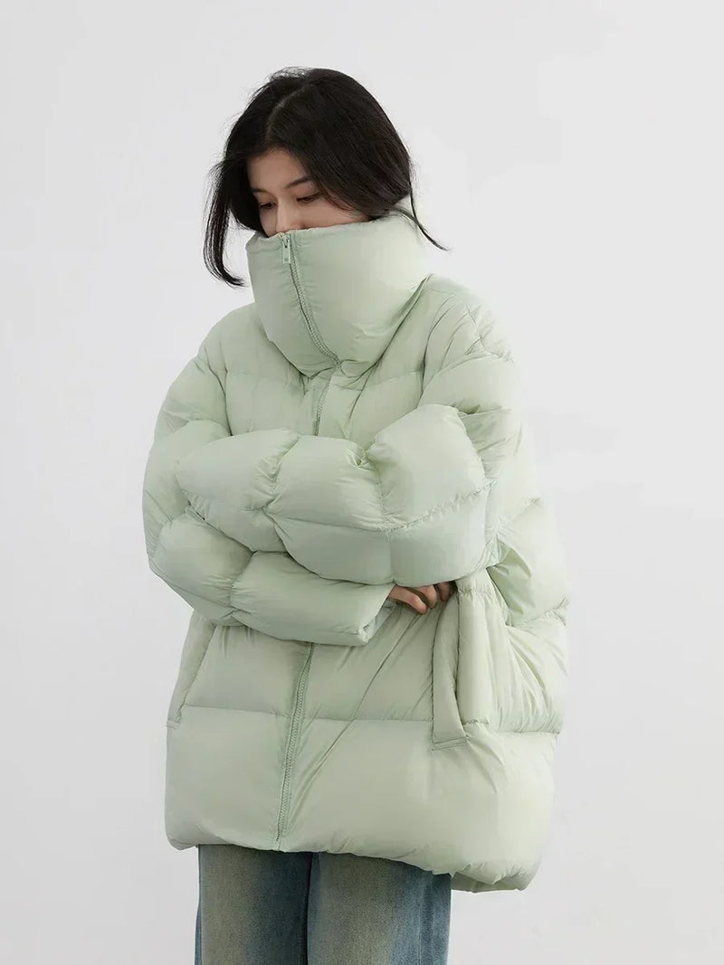 Women's Lightweight Down Jacket – Warm Puffer Winter Coat