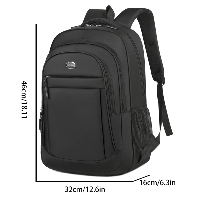 Unisex Travel Backpack – Large Capacity for School & Work