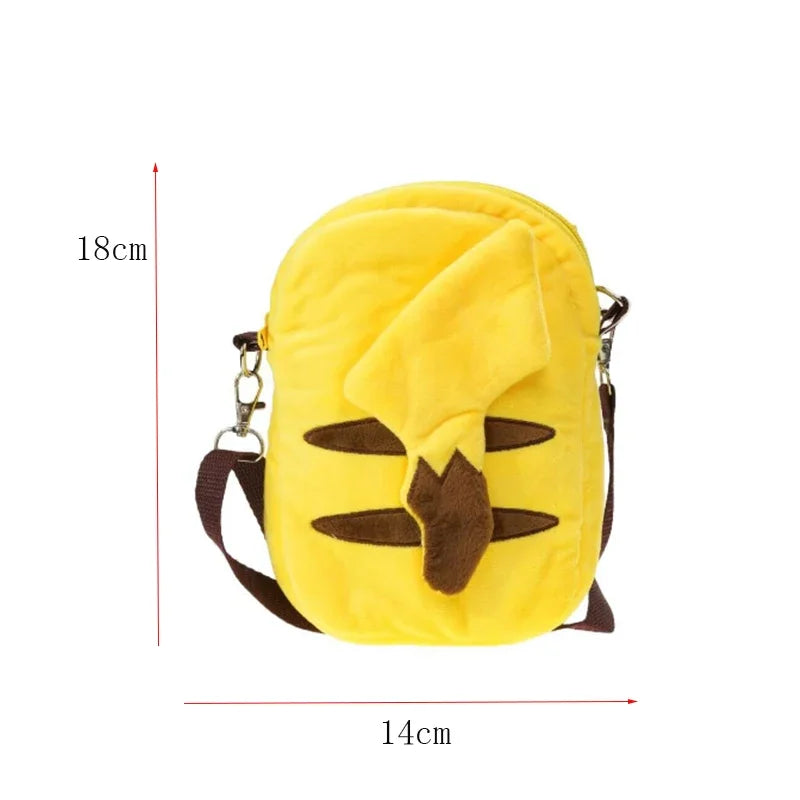 Pokemon Plush Backpack – Cute Anime Shoulder Bag