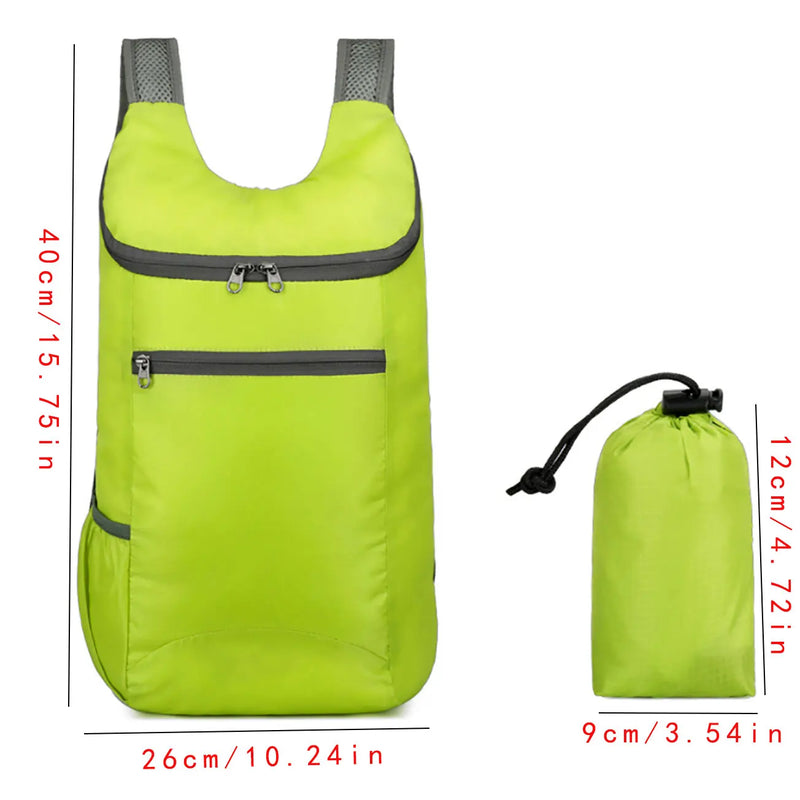 Foldable Waterproof Travel Backpack – Large Capacity