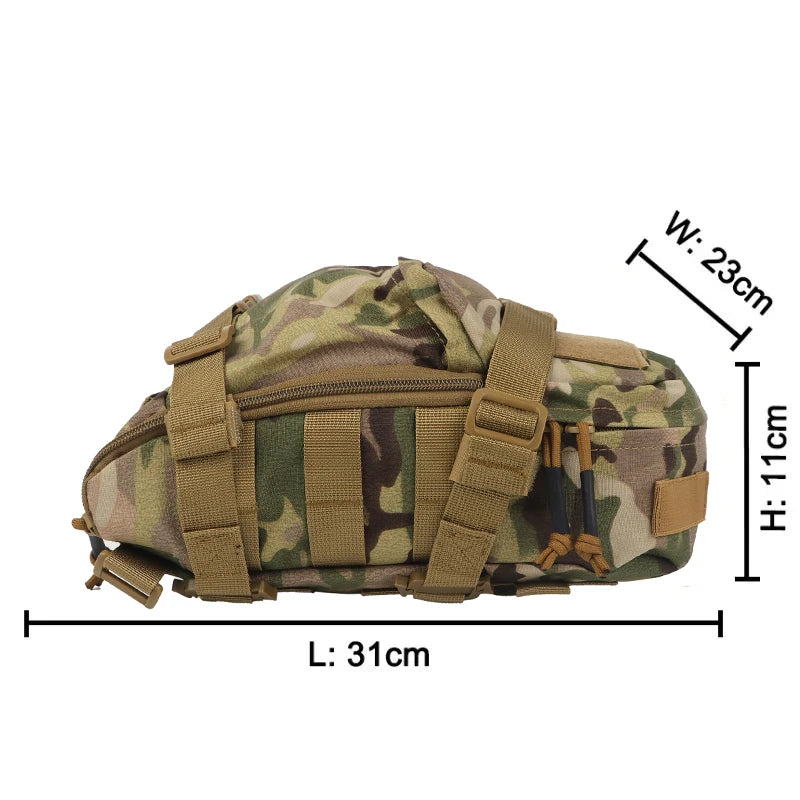 Tactical Hydration Pack – Lightweight MOLLE Water Backpack