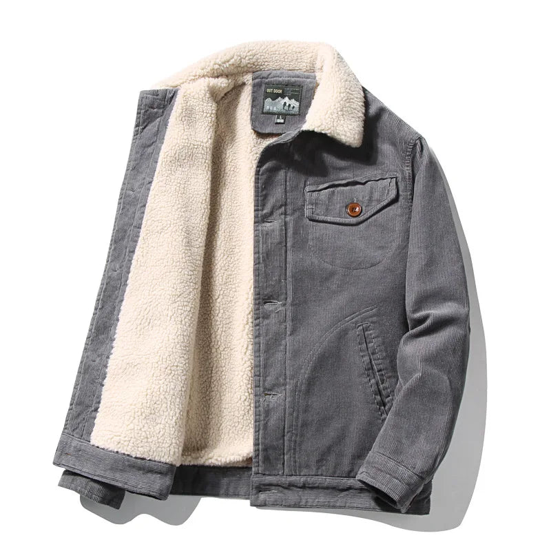 Men's Velvet Jacket with Lined Interior