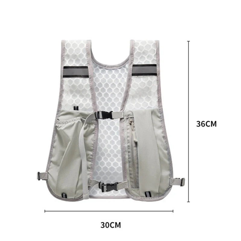 Lightweight Running Vest Backpack – Reflective & Hydration