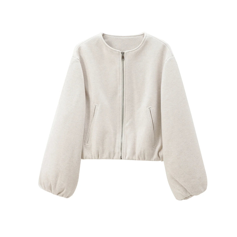 Women’s Lightweight Bomber Jacket – Relaxed Fit