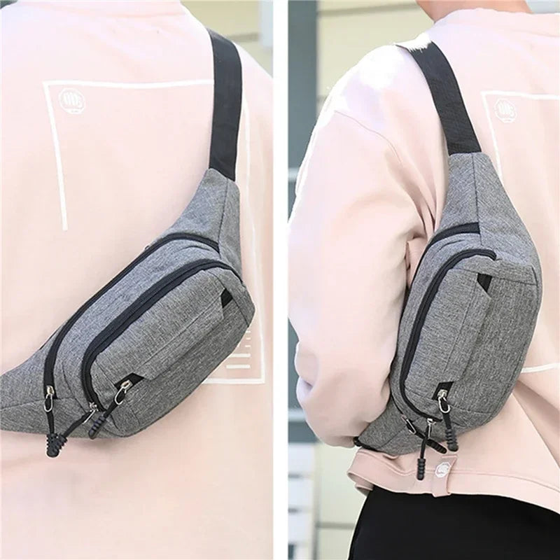 Multifunctional Waist Bag – Large Capacity & Water-Resistant