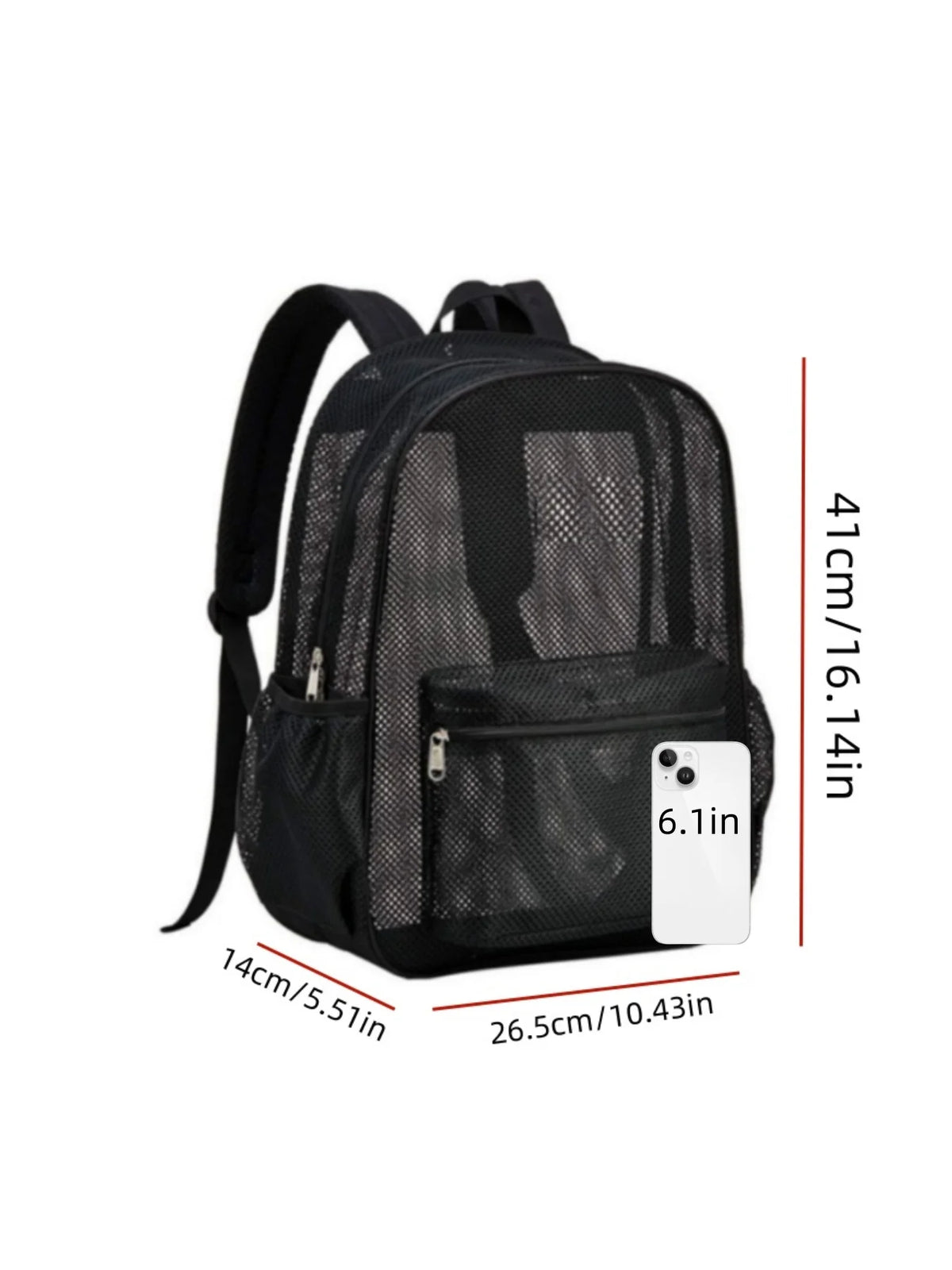 Women's Breathable Mesh Backpack – Lightweight, Casual & Travel Bag