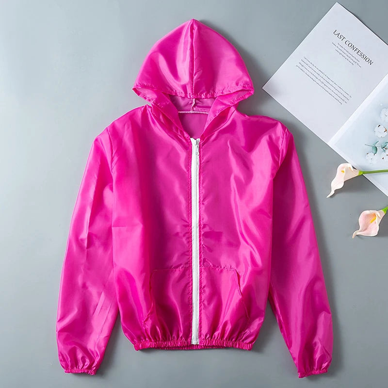 Women's UV Protection Jacket – Quick-Dry Sports Windbreaker for Running & Cycling