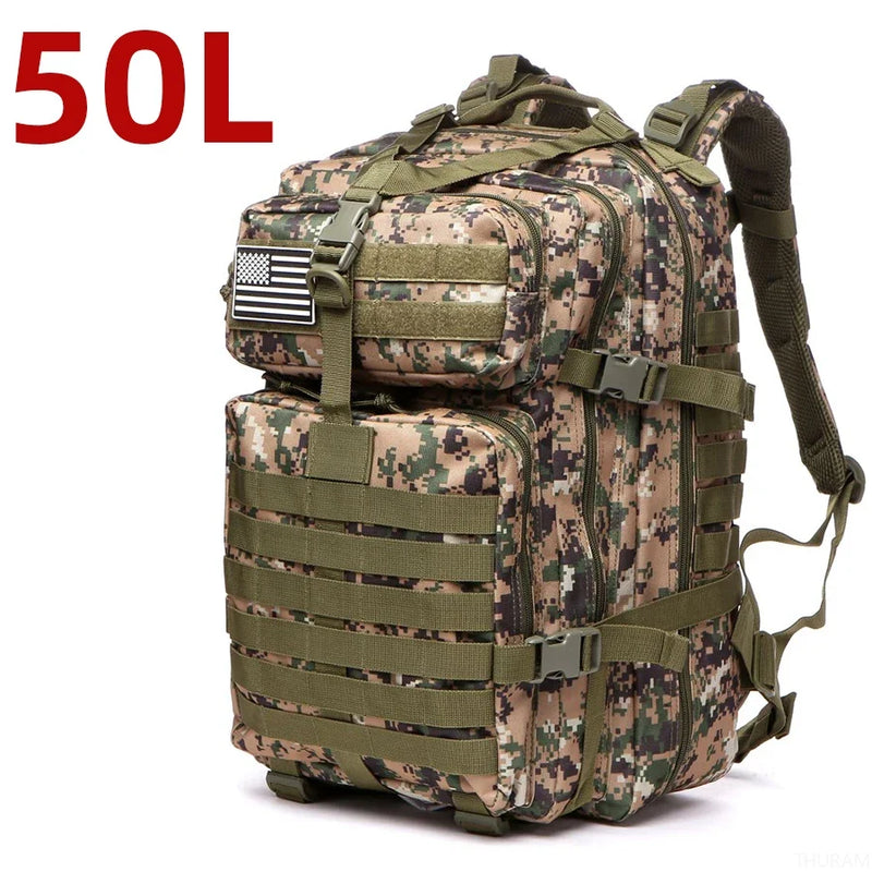Waterproof Tactical Outdoor Backpack – 25L/50L