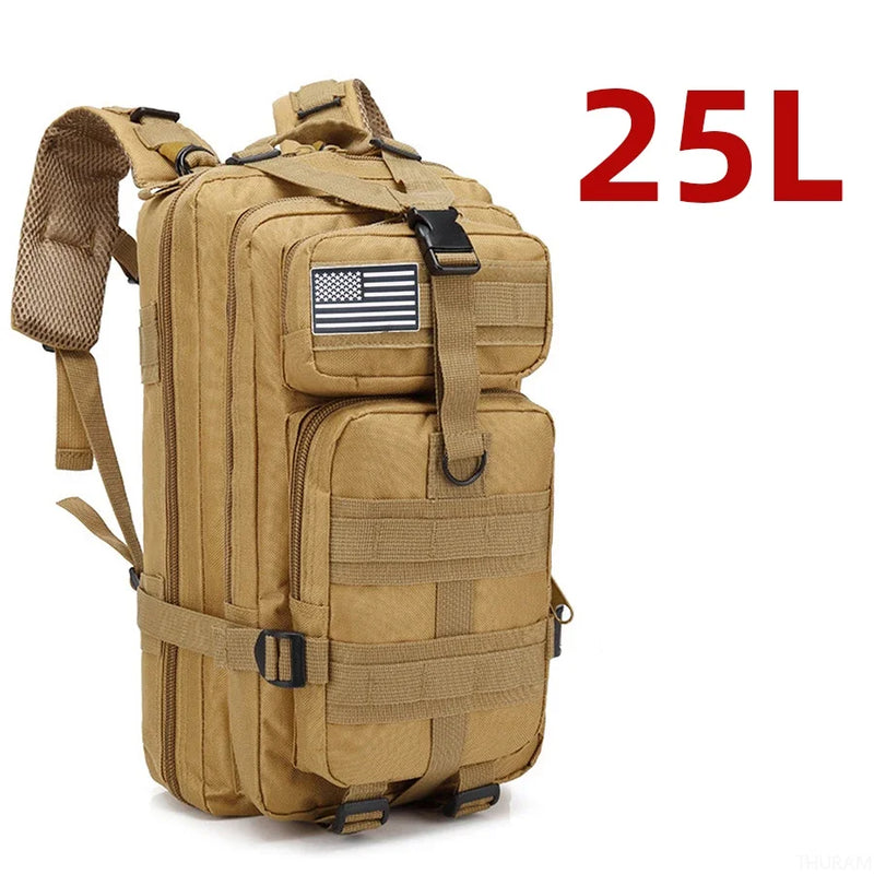 Waterproof Tactical Outdoor Backpack – 25L/50L