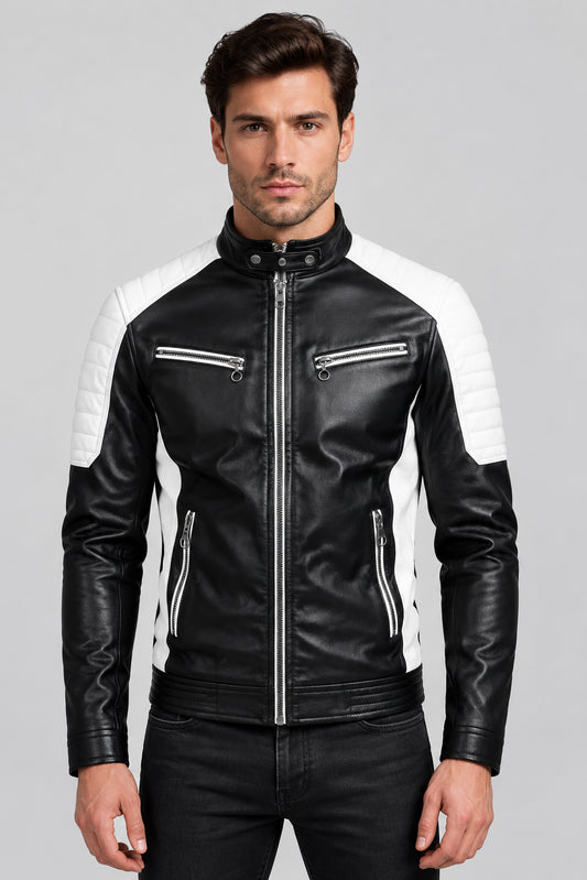 Men's Slim-Fit Waterproof Motorcycle Jacket